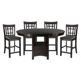 Junipero Gray 5pc Dining Set