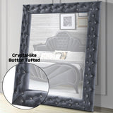 Dante Gray Accent Floor Mirror