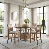 Junipero Beige Counter Height Chair