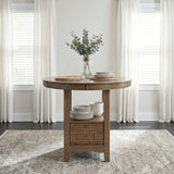 Junipero Gray Round/Oval Counter Height Table