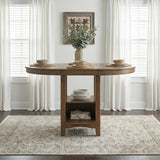 Junipero Gray Round/Oval Counter Height Table