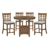 Junipero Gray 5pc Dining Set