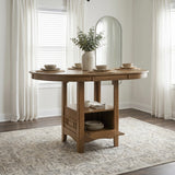 Junipero Gray Round/Oval Counter Height Table