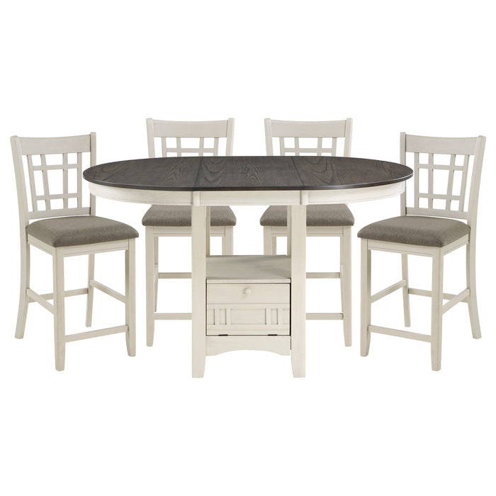Junipero Silver 5pc Dining Set