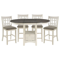 Junipero Silver 5pc Dining Set