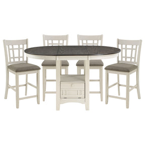 Junipero Silver 5pc Dining Set