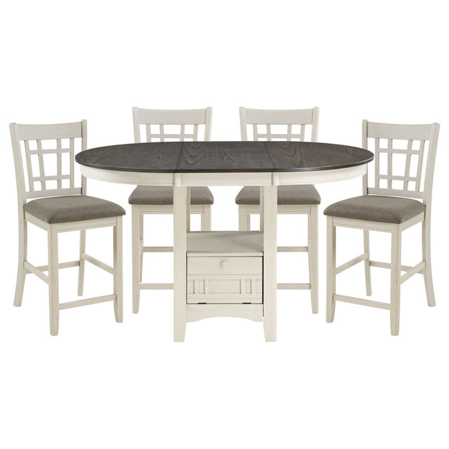 Junipero Silver 5pc Dining Set