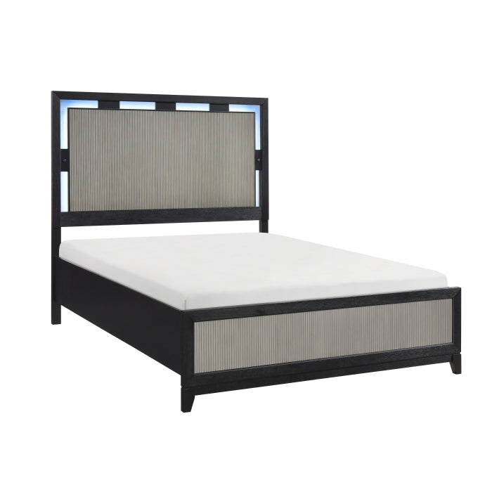 Garrison Black Eastern King Bed