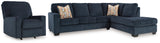 Aviemore Ink 2-Piece Sectional and Recliner