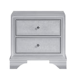 Anatole Silver Nightstand