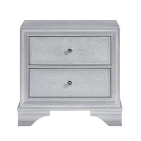 Anatole Silver Nightstand