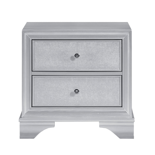 Anatole Silver Nightstand