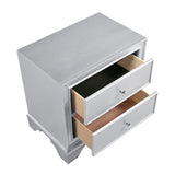 Anatole Silver Nightstand
