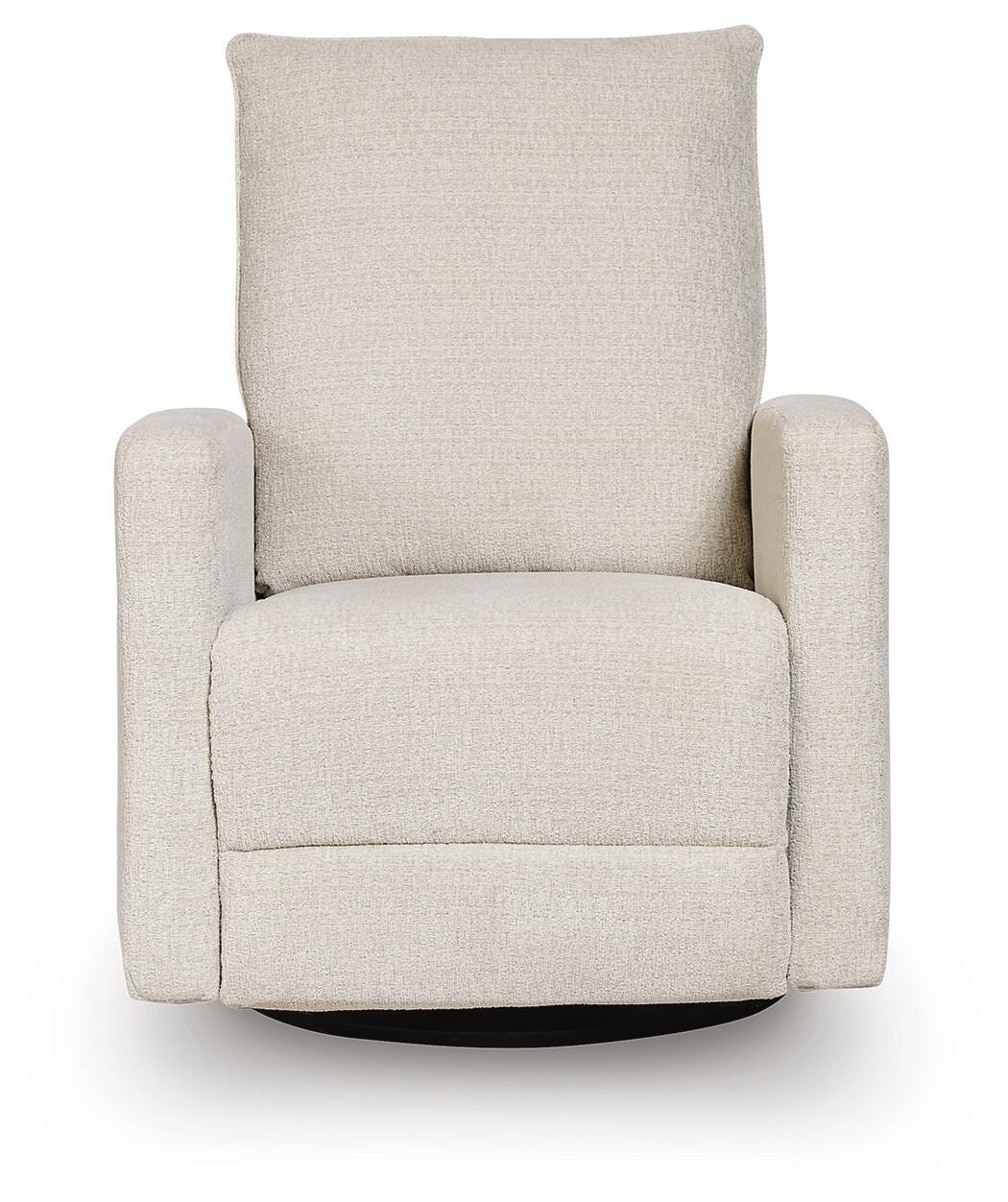 Oaklynn-Manor Canvas Swivel Glider Recliner