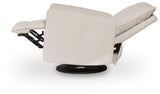 Oaklynn-Manor Canvas Swivel Glider Recliner