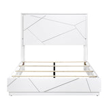 Orlo White Eastern King Bed