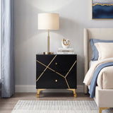 Orlo Black Nightstand
