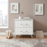 Ripple White Nightstand