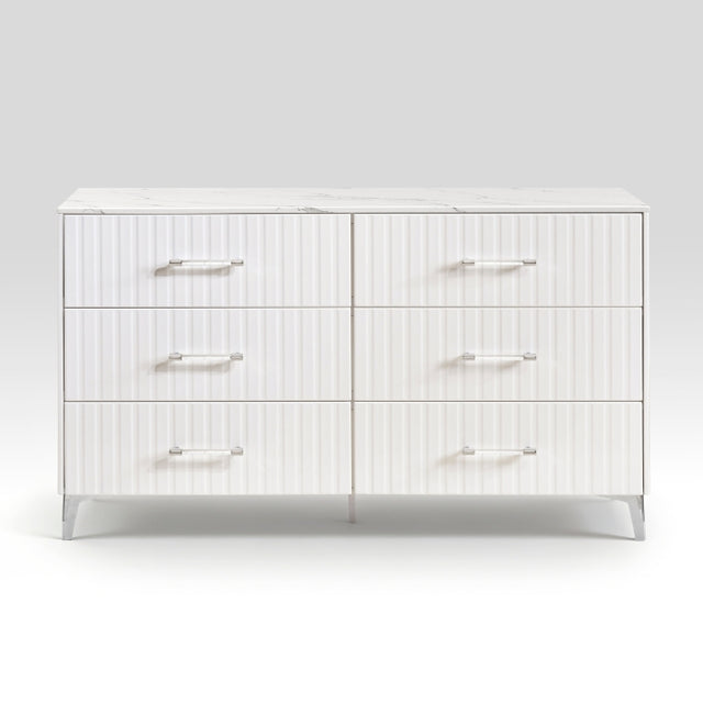Ripple White Dresser