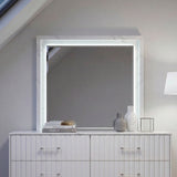 Ripple White Mirror