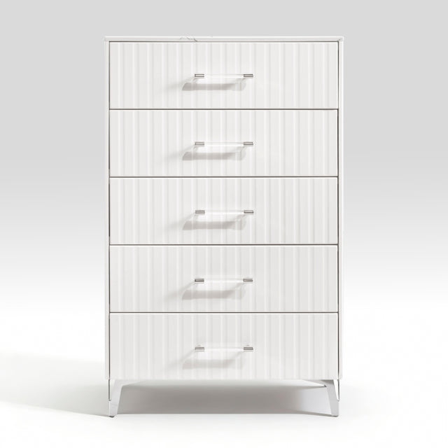 Ripple White Chest