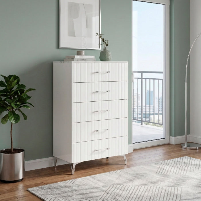 Ripple White Chest