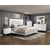 Ripple White Nightstand