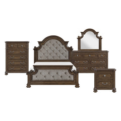 Buckingham Brown 5pc Bedroom Set