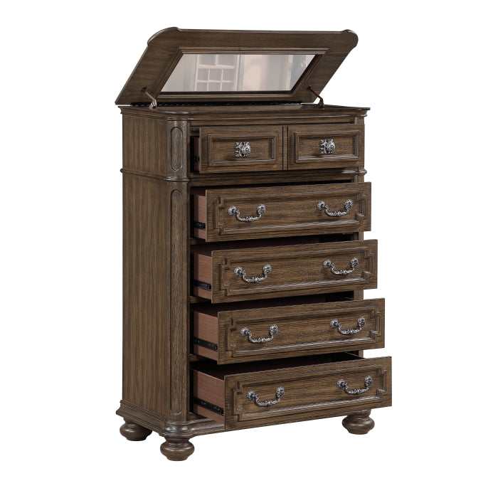 Buckingham Brown Lift Top Chest