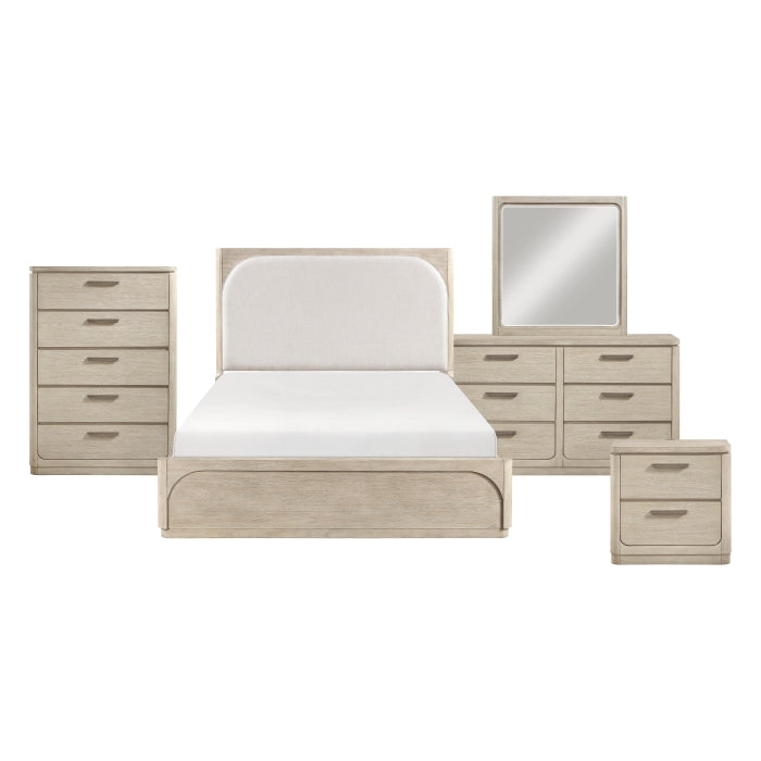 Alita Beige 5pc Bedroom Set