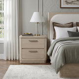 Alita Beige Nightstand