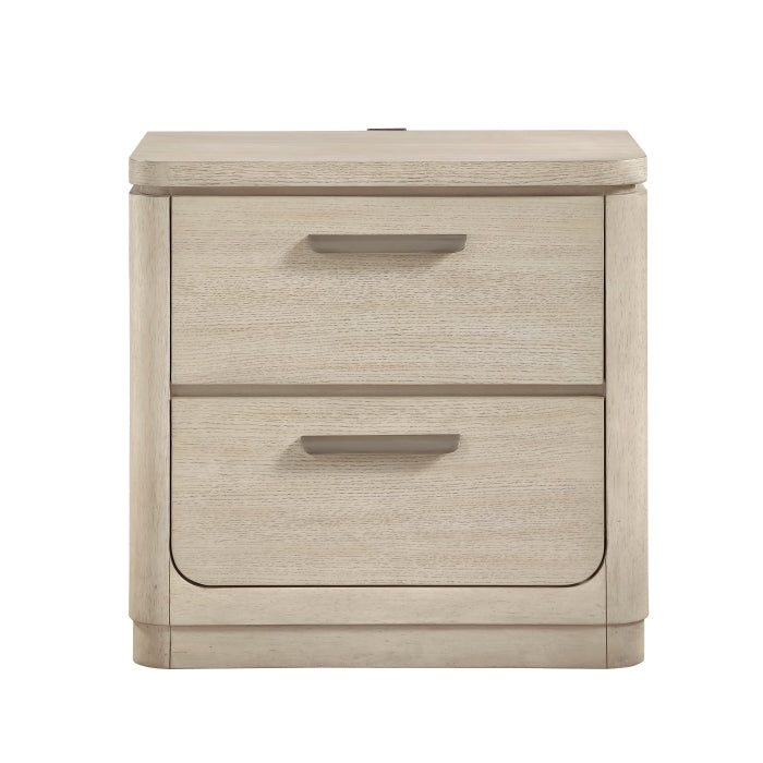 Alita Beige Nightstand