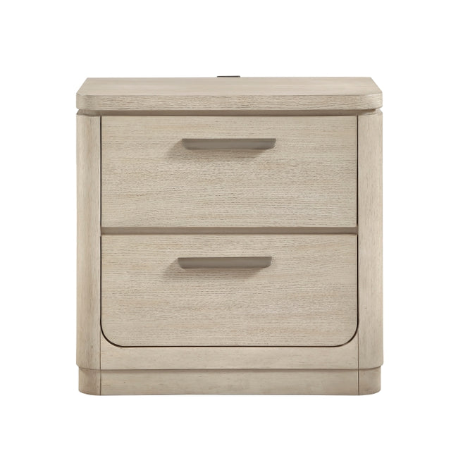 Alita Beige Nightstand