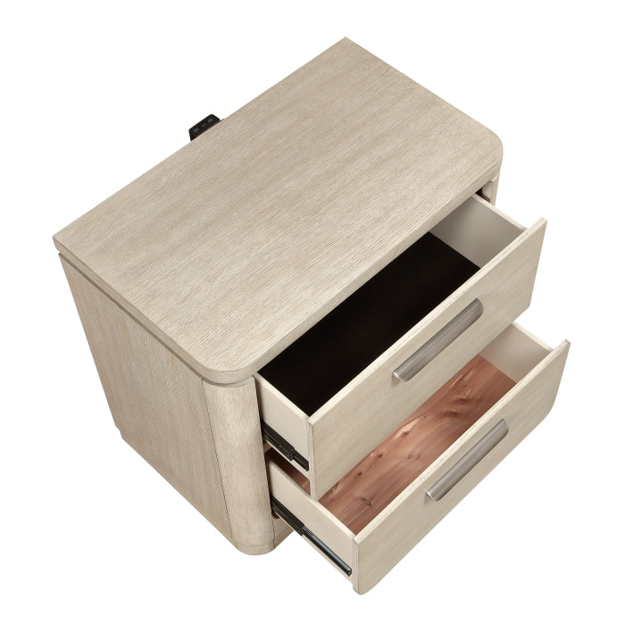Alita Beige Nightstand