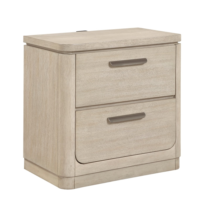 Alita Beige Nightstand