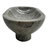 Alsace Beige Oval Marble Bowl with Feet