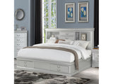 Louis Philippe IiI Platinum Queen Bed - Ornate Home