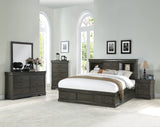 Louis Philippe IiI Dark Gray Queen Bed - Ornate Home