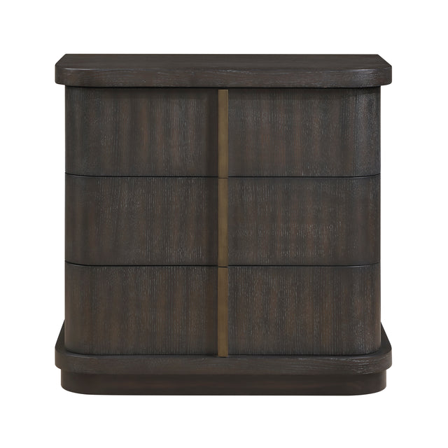 Veluto Charcoal Nightstand