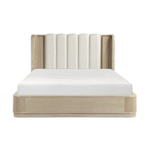 Ribbon Beige Queen Bed