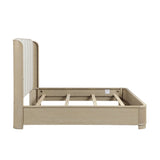 Ribbon Beige Queen Bed