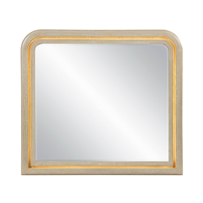 Ribbon Beige Mirror