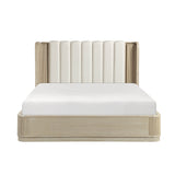 Ribbon Beige Eastern King Bed