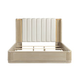 Ribbon Beige Eastern King Bed