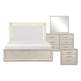 Solas White 4pc Bedroom Set