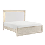 Solas White Eastern King Bed
