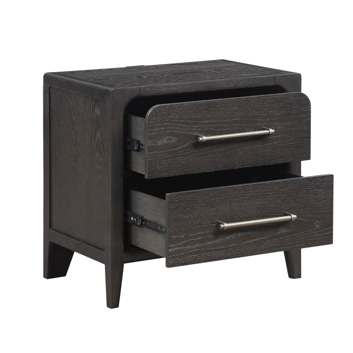 Elowen Black Nightstand
