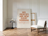 New Every Morning Scripture Print