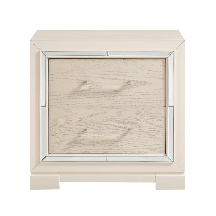 Alabaster Beige Nightstand