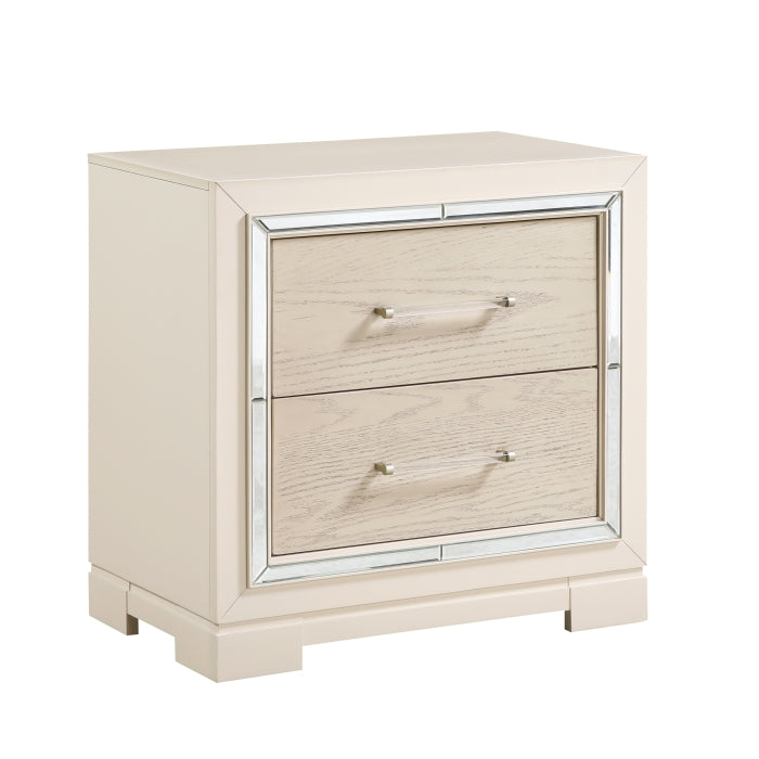 Alabaster Beige Nightstand